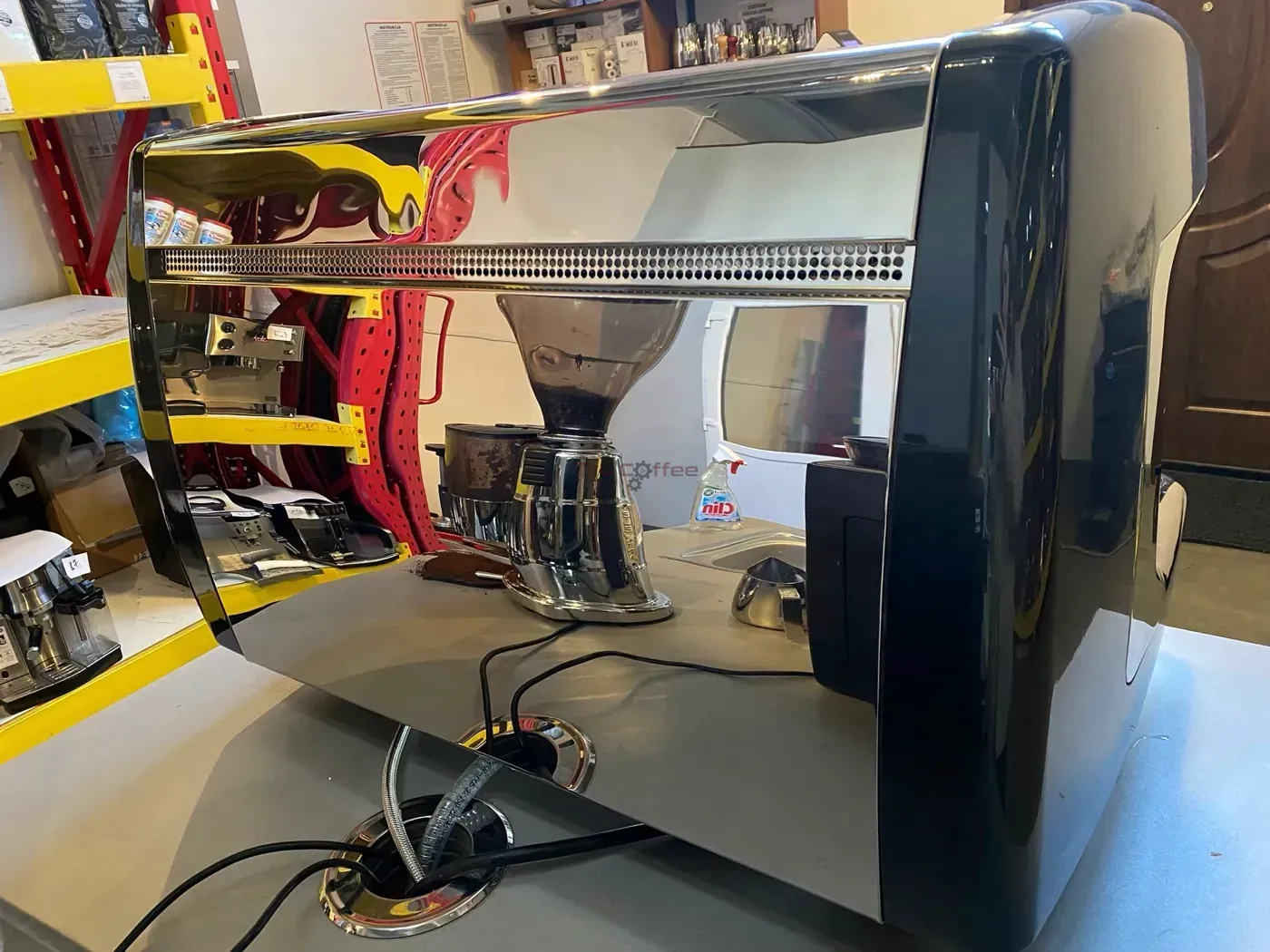 La Cimbali M39 Dosatron 2 grupy - Kolbowy ekspres do kawy wysoka grupa - Thumbnail 6