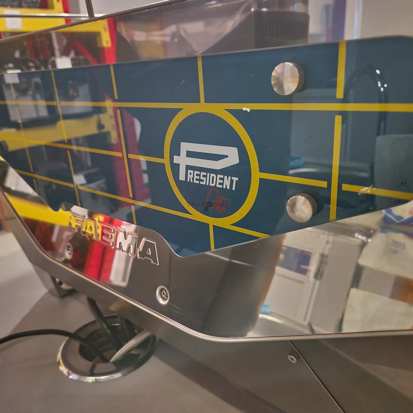 FAEMA President GT 2 grupy - Kolbowy ekspres do kawy - Thumbnail 6