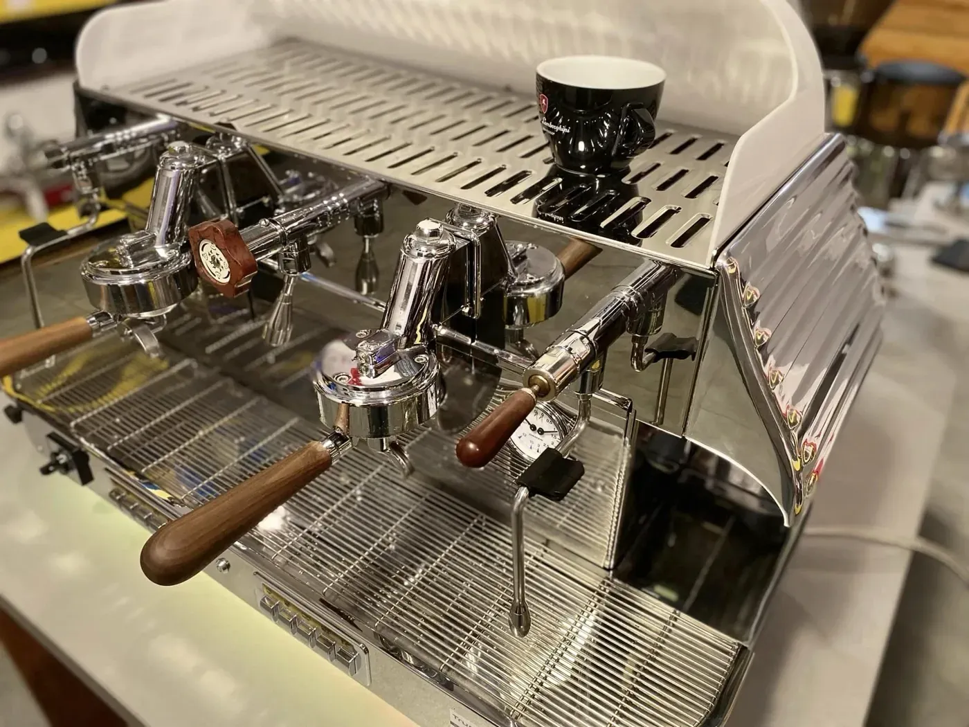 Elektra Barlume 2 grupy - Kolbowy ekspres do Kawy - Thumbnail 7