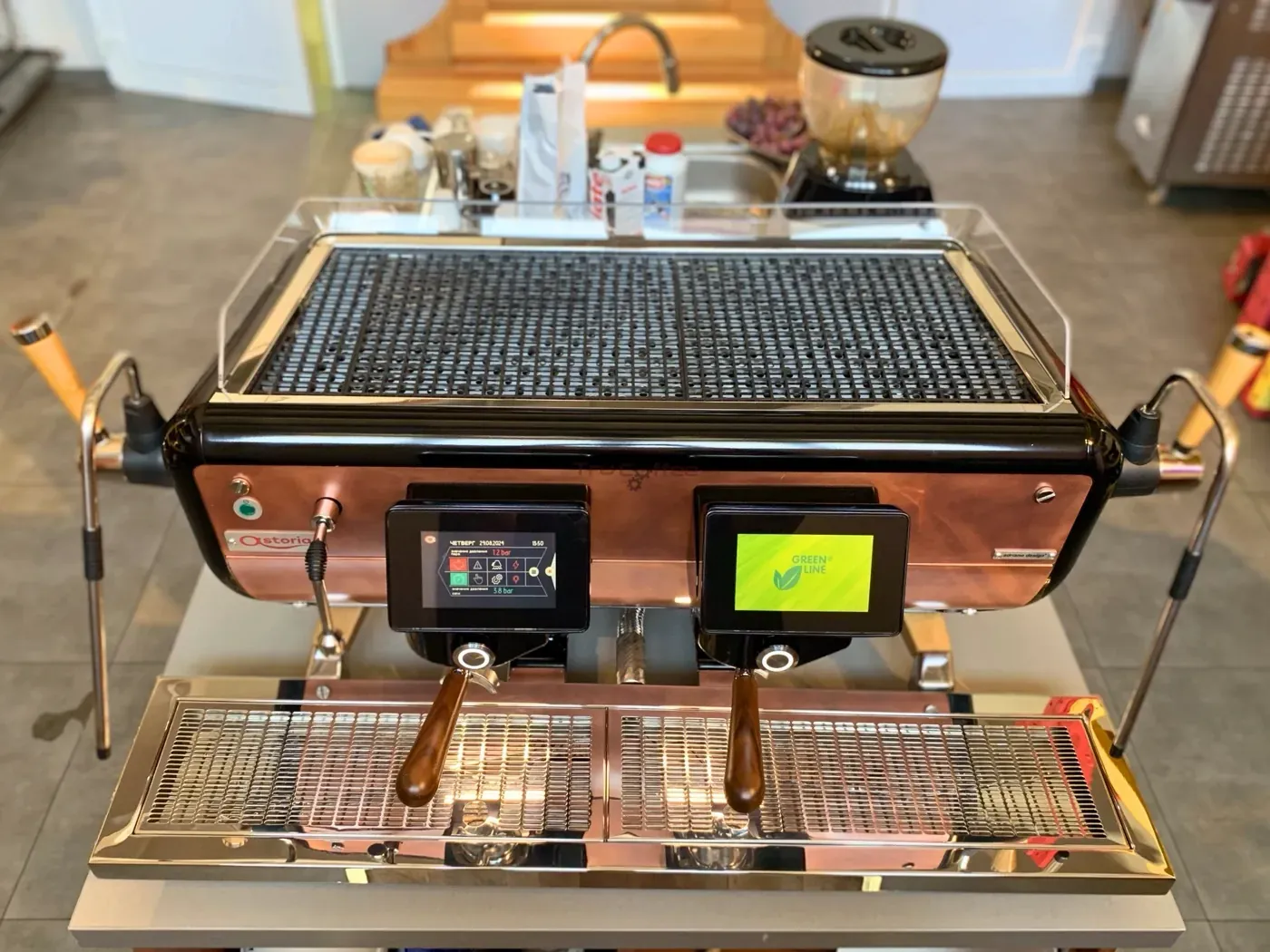 Astoria Storm 2 grupy - Kolbowy ekspres do kawy - Thumbnail 3