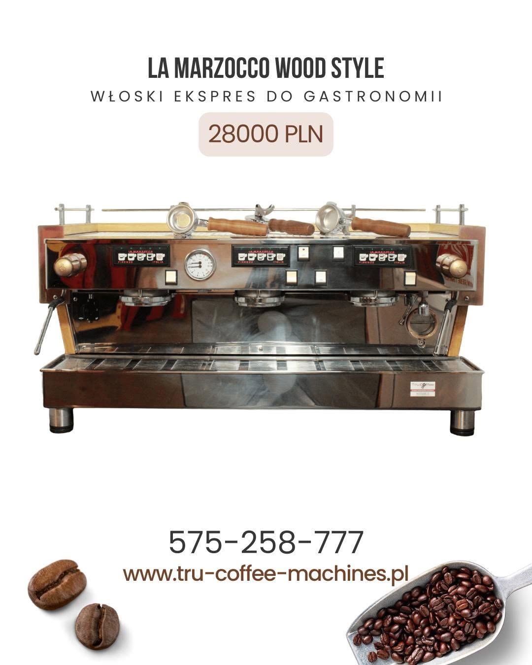 🏆 PROFESJONALNY EKSPRES LA MARZOCCO LINEA CLASSIC 3 GRUPY WOOD STYLE – WŁOSKA PERFEKCJA ‼️GWARANCJA