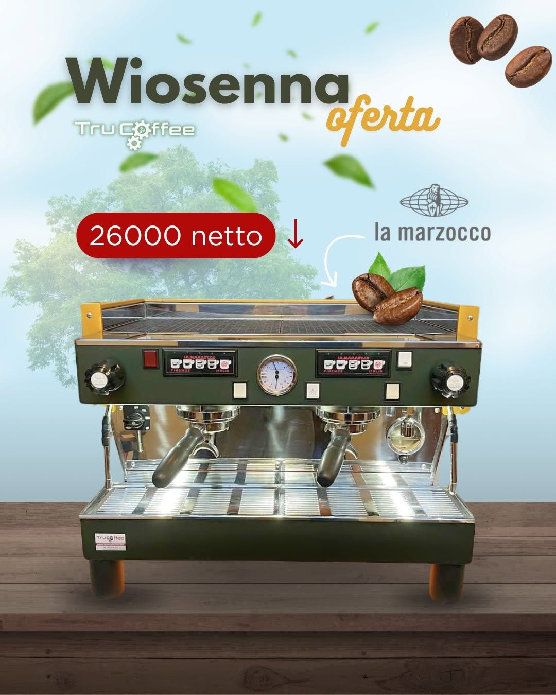 🌿 WIOSENNA OFERTA – Ekspresy oraz młynki do kawy dla gastronomii 🌿
Sezon się zaczyna – to idealny