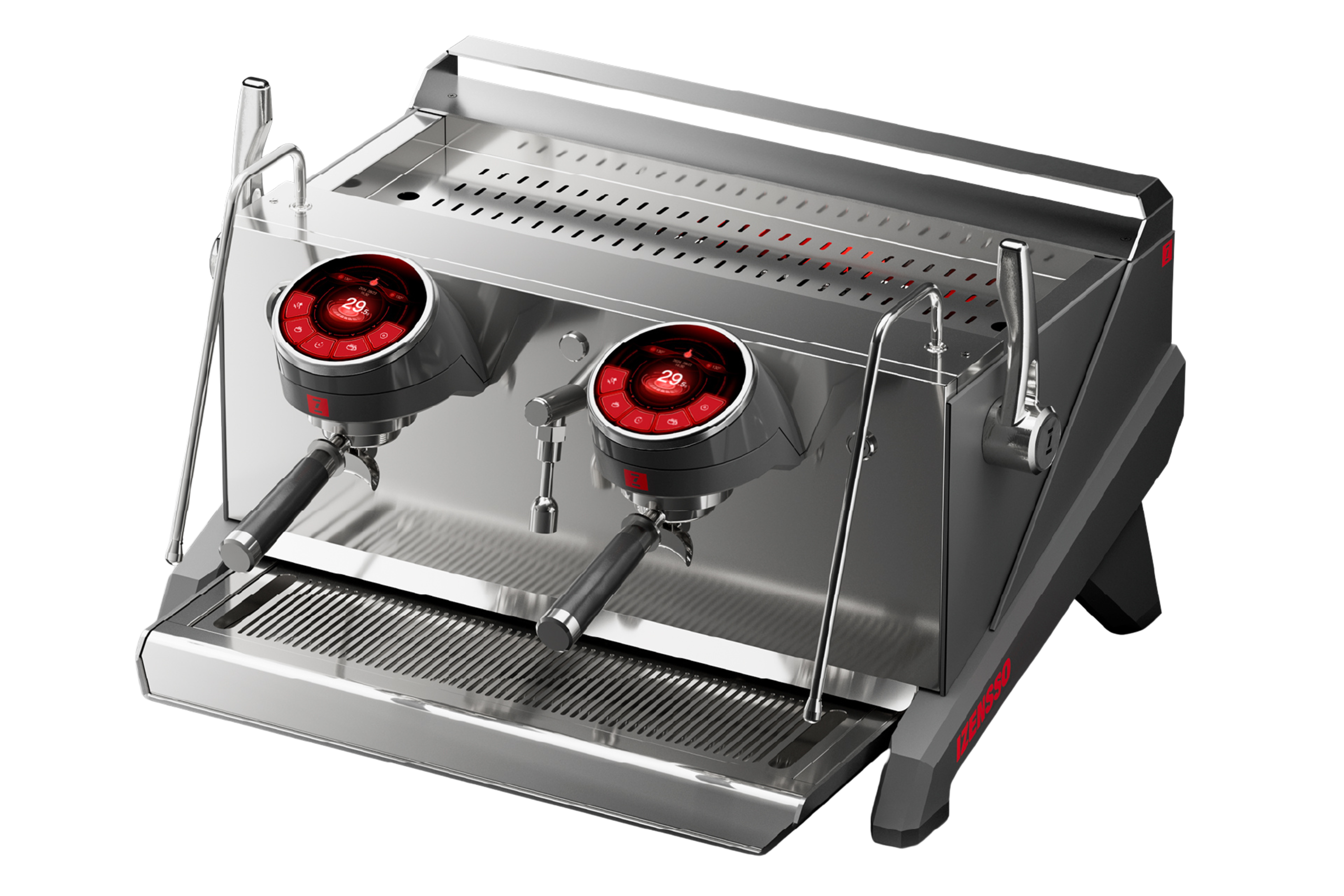 Izensso Raptor 2 grupy – Profesjonalny kompaktowy ekspres do kawy - Thumbnail 3