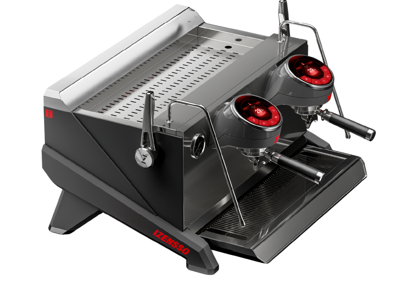 Izensso Raptor 2 grupy – Profesjonalny kompaktowy ekspres do kawy - Thumbnail 2