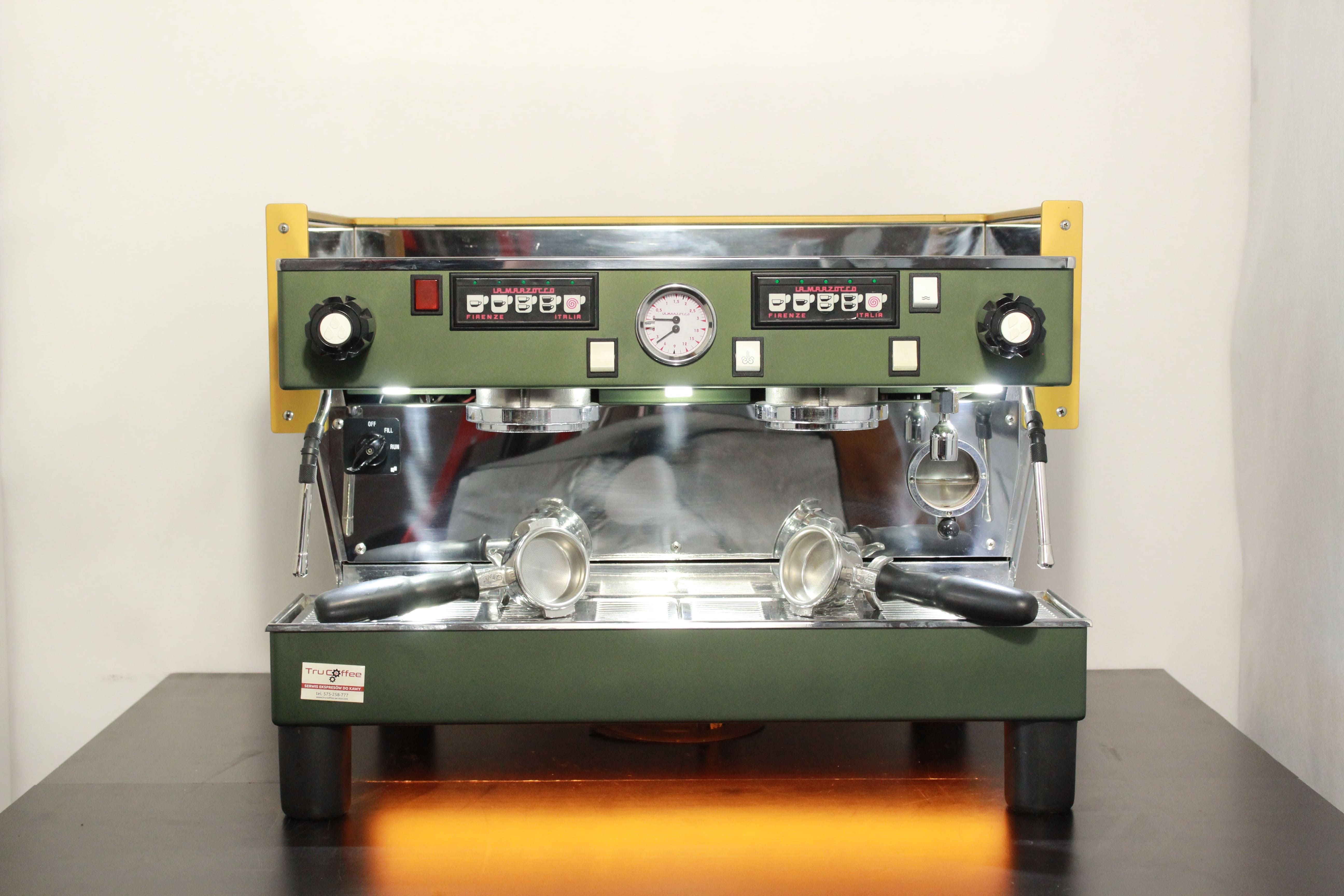 La Marzocco Linea Green Gold 2 grupy - Kultowy włoski kolbowy ekspres do kawy