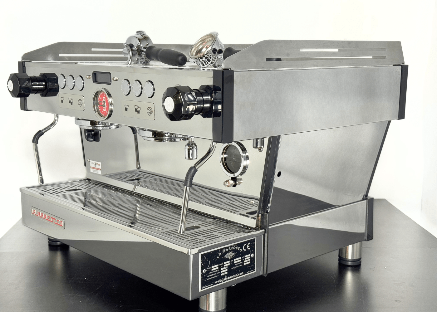 La Marzocco Linea Silver 2 grupy - Kultowy włoski kolbowy ekspres do kawy - Thumbnail 3